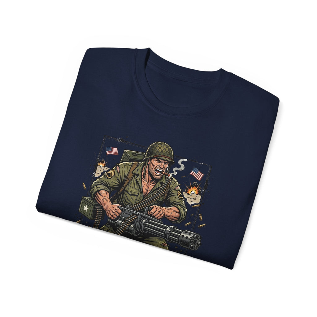 Devil Dogs Military Tee – Vintage Marine Infantry Graphic Shirt - Raven Quest Apparel