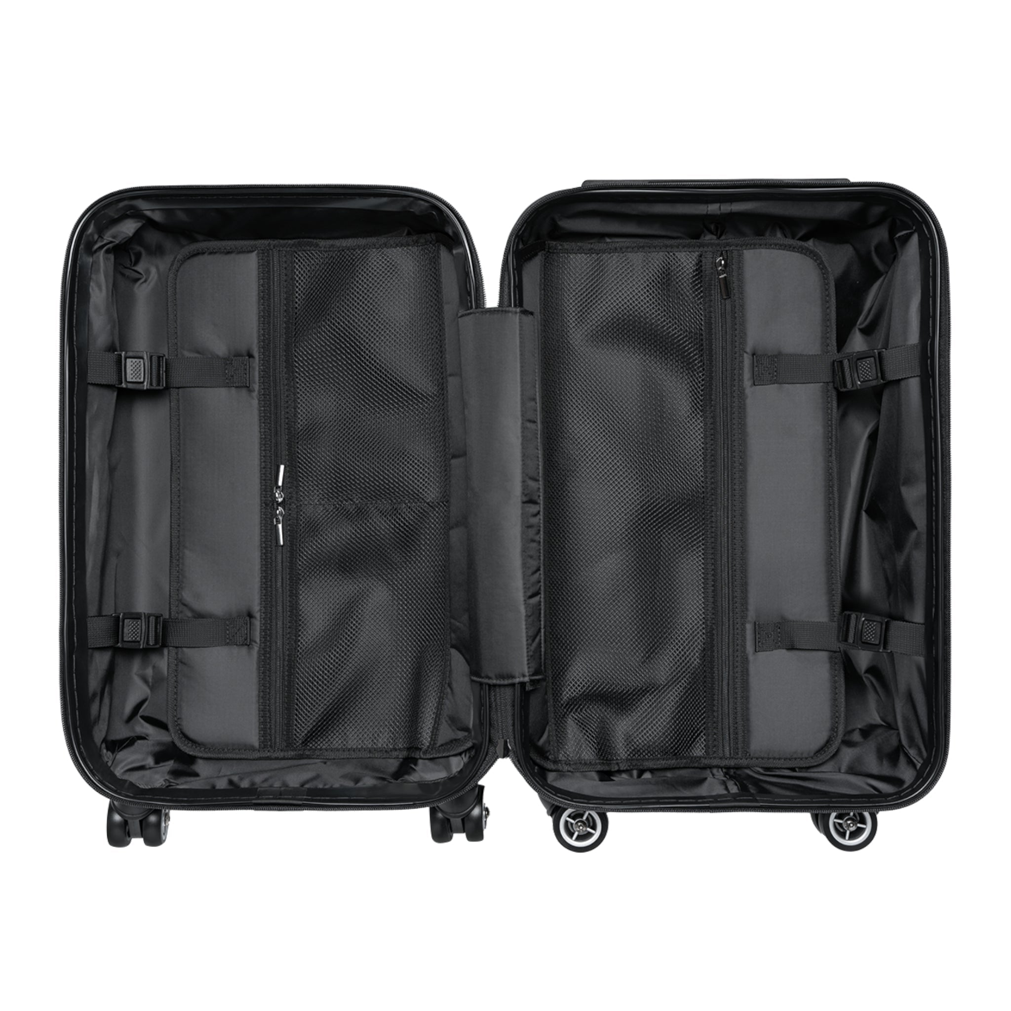 Feathered Night Carry - On Suitcase — Purple & Black Travel Luggage - Raven Quest Apparel