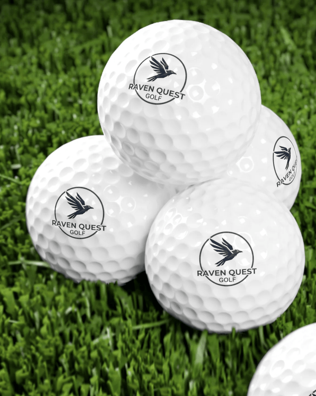 Raven Quest Golf Golf Balls, 6pcs - Raven Quest Apparel