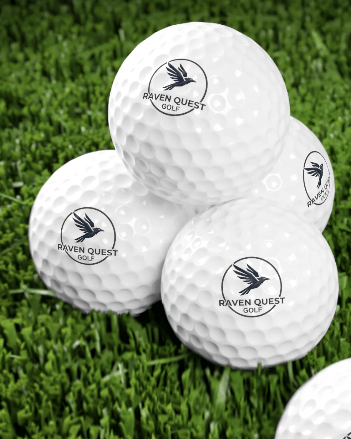 Raven Quest Golf Golf Balls, 6pcs - Raven Quest Apparel