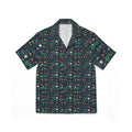 Golf Course Pattern Hawaiian Shirt — Men's Vintage Golf Camp Shirt - Raven Quest Apparel