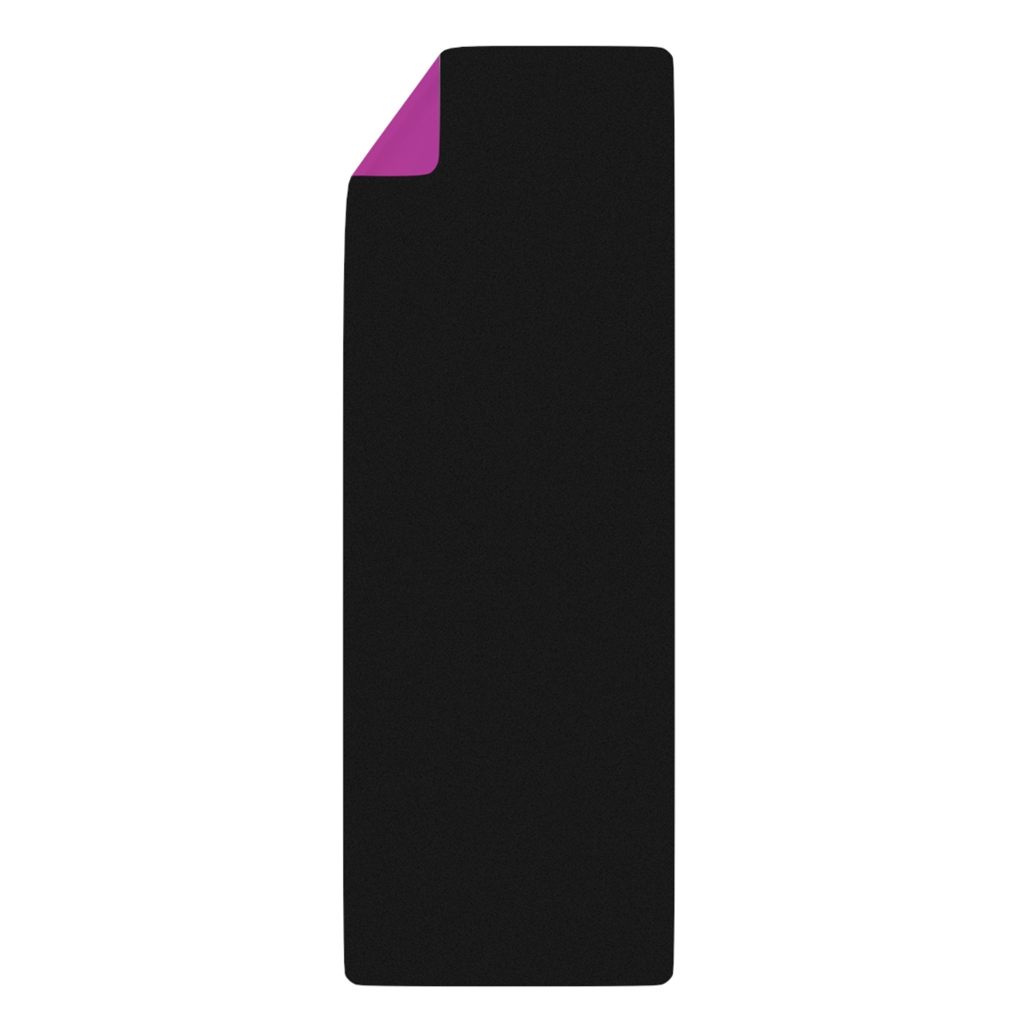 Gradient Pink Rubber Yoga Mat — Non - Slip Eco Exercise & Pilates Mat - Raven Quest Apparel