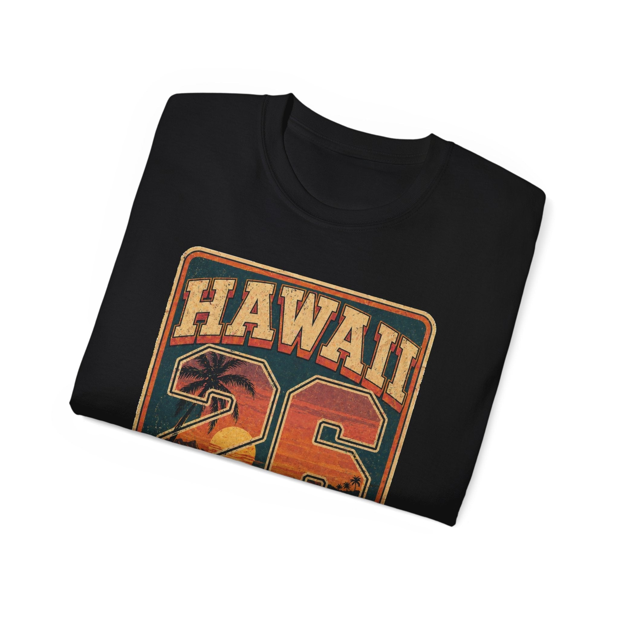 Hawaii 26 Vintage Sunset Tee - Raven Quest Apparel