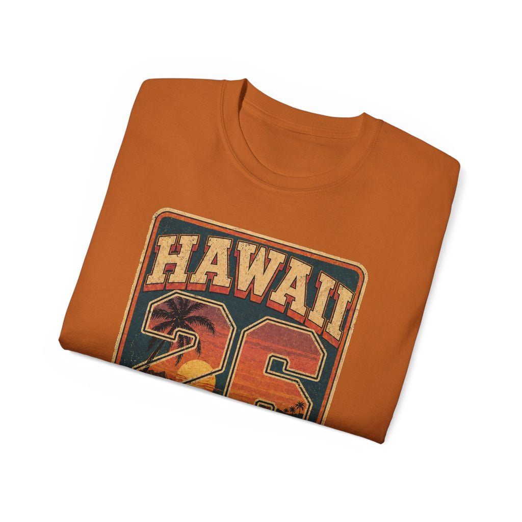 Hawaii 26 Vintage Sunset Tee - Raven Quest Apparel