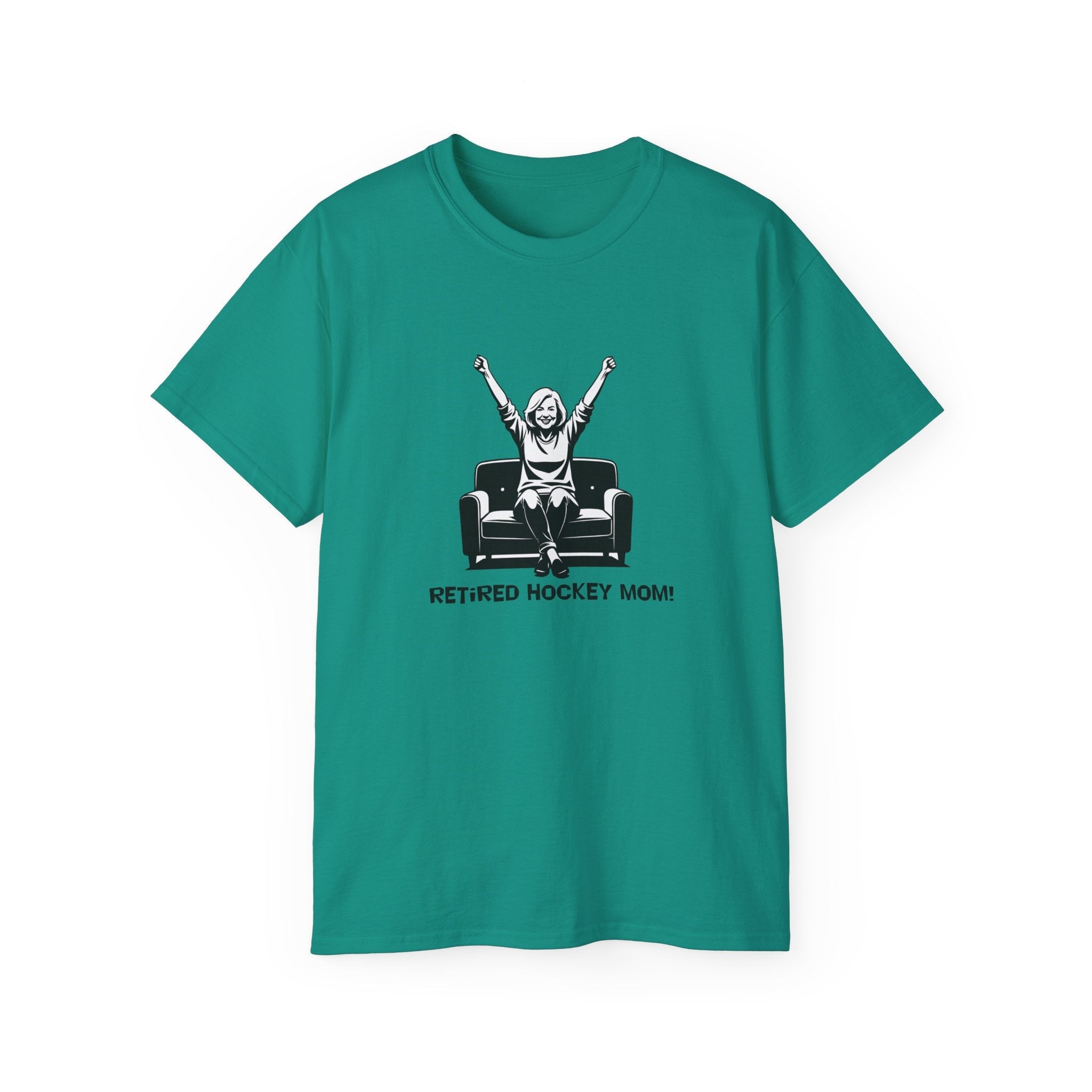 Hockey Mom T-Shirt — Retired Hockey Mom Graphic Tee - Raven Quest Apparel