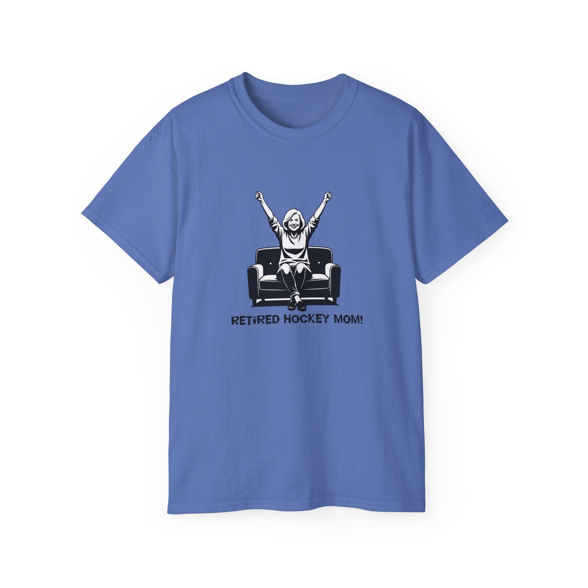 Hockey Mom T-Shirt — Retired Hockey Mom Graphic Tee - Raven Quest Apparel