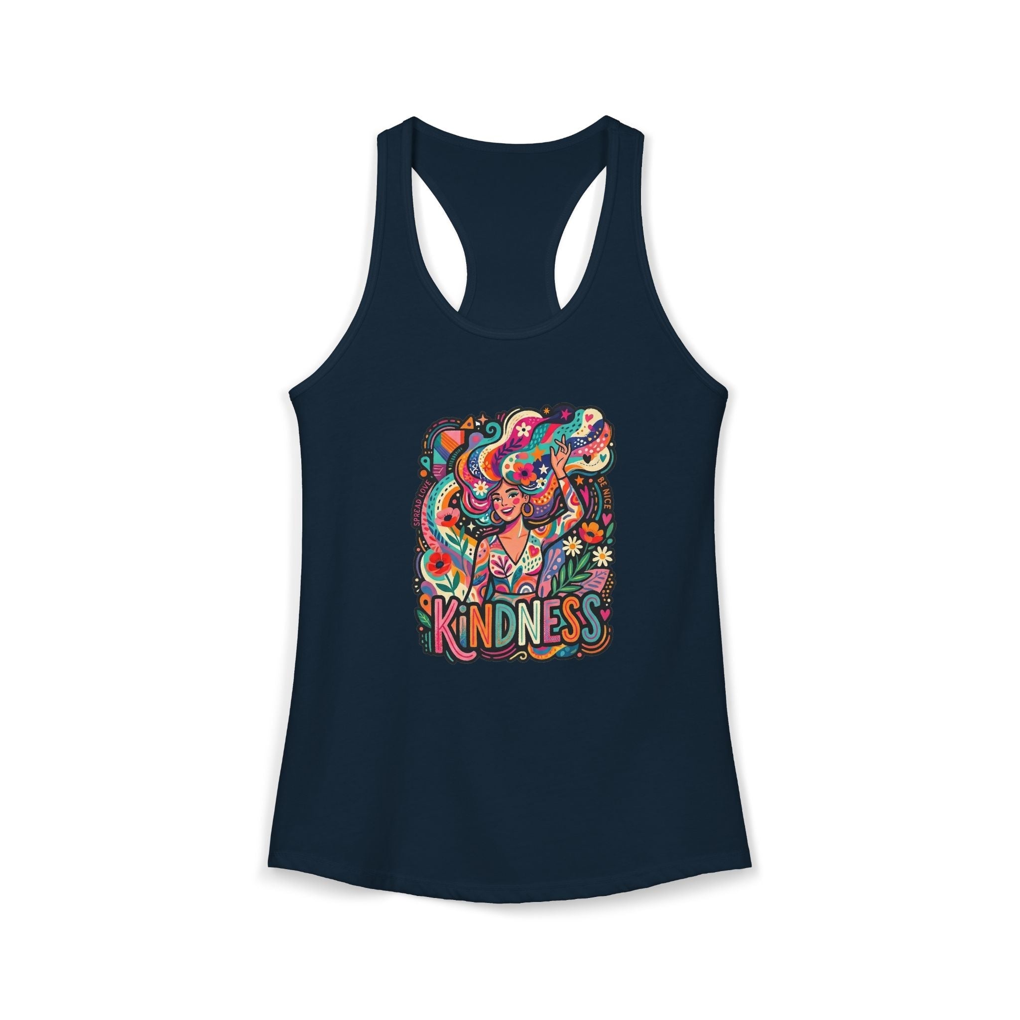 Kindness Women's Ideal Racerback Tank - Raven Quest Apparel