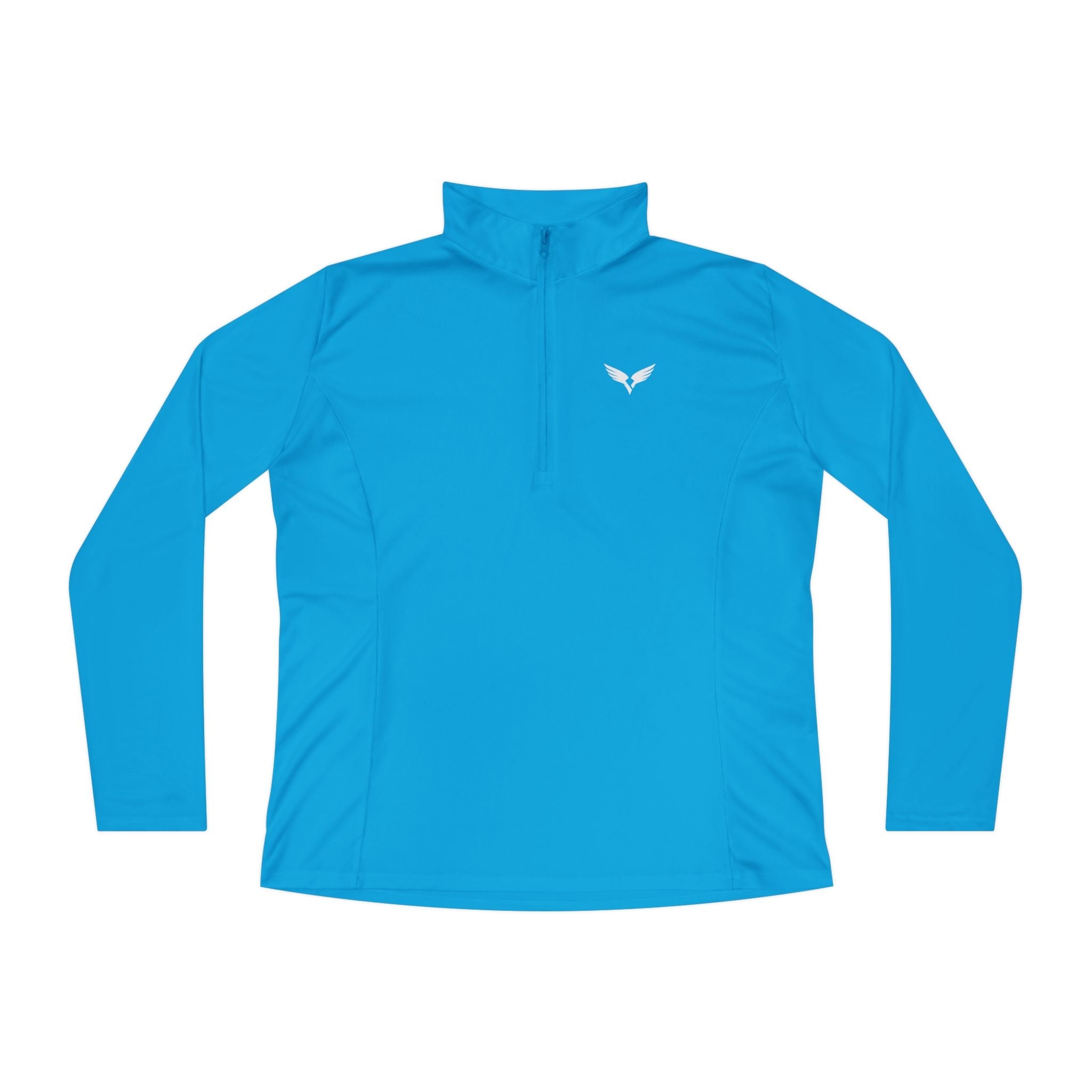Ladies Quarter - Zip Pullover — Raven Quest Athletic Logo Performance Top - Raven Quest Apparel