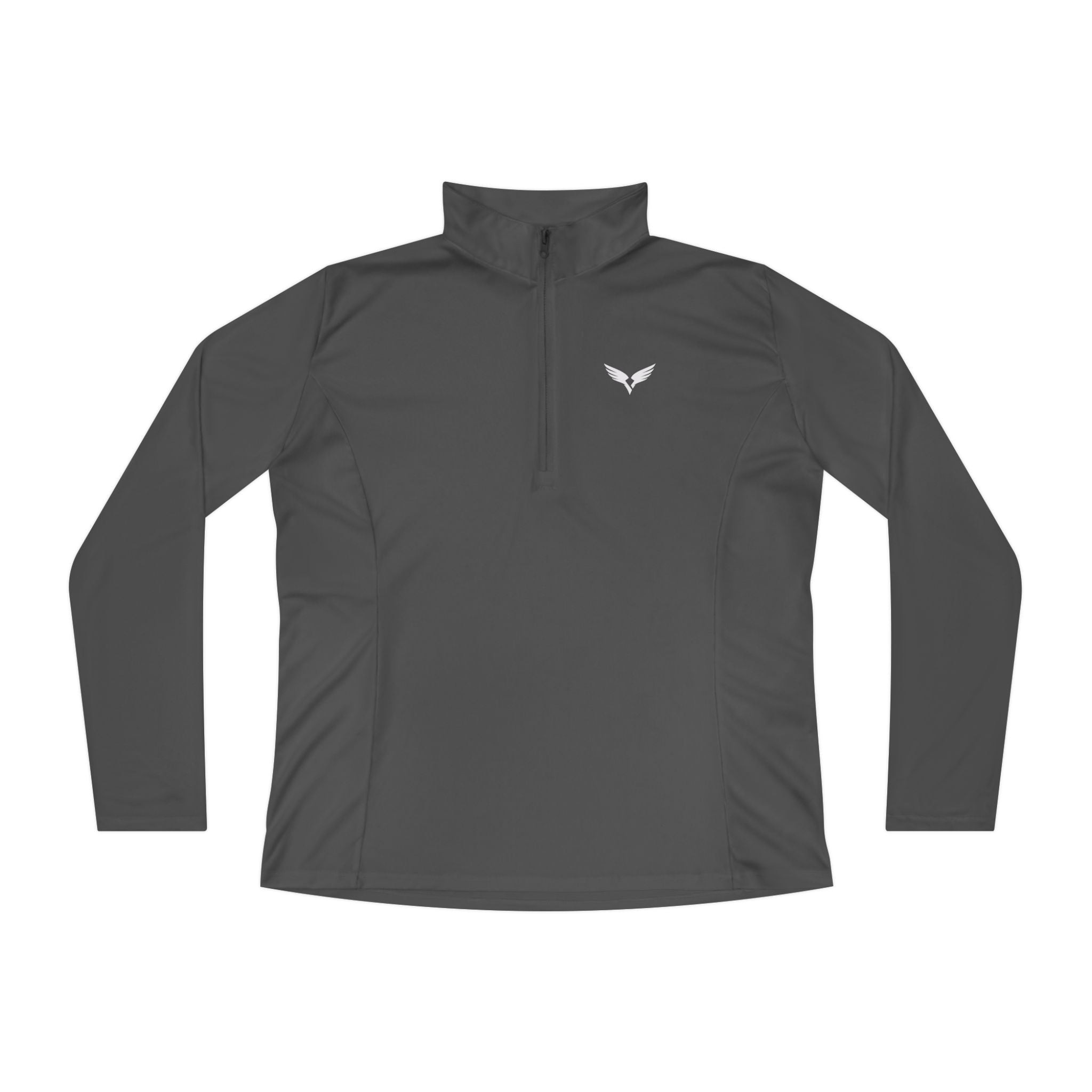 Ladies Quarter - Zip Pullover — Raven Quest Athletic Logo Performance Top - Raven Quest Apparel