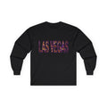 Las Vegas Long Sleeve Tee — City Neon Photo Print - Raven Quest - Raven Quest Apparel