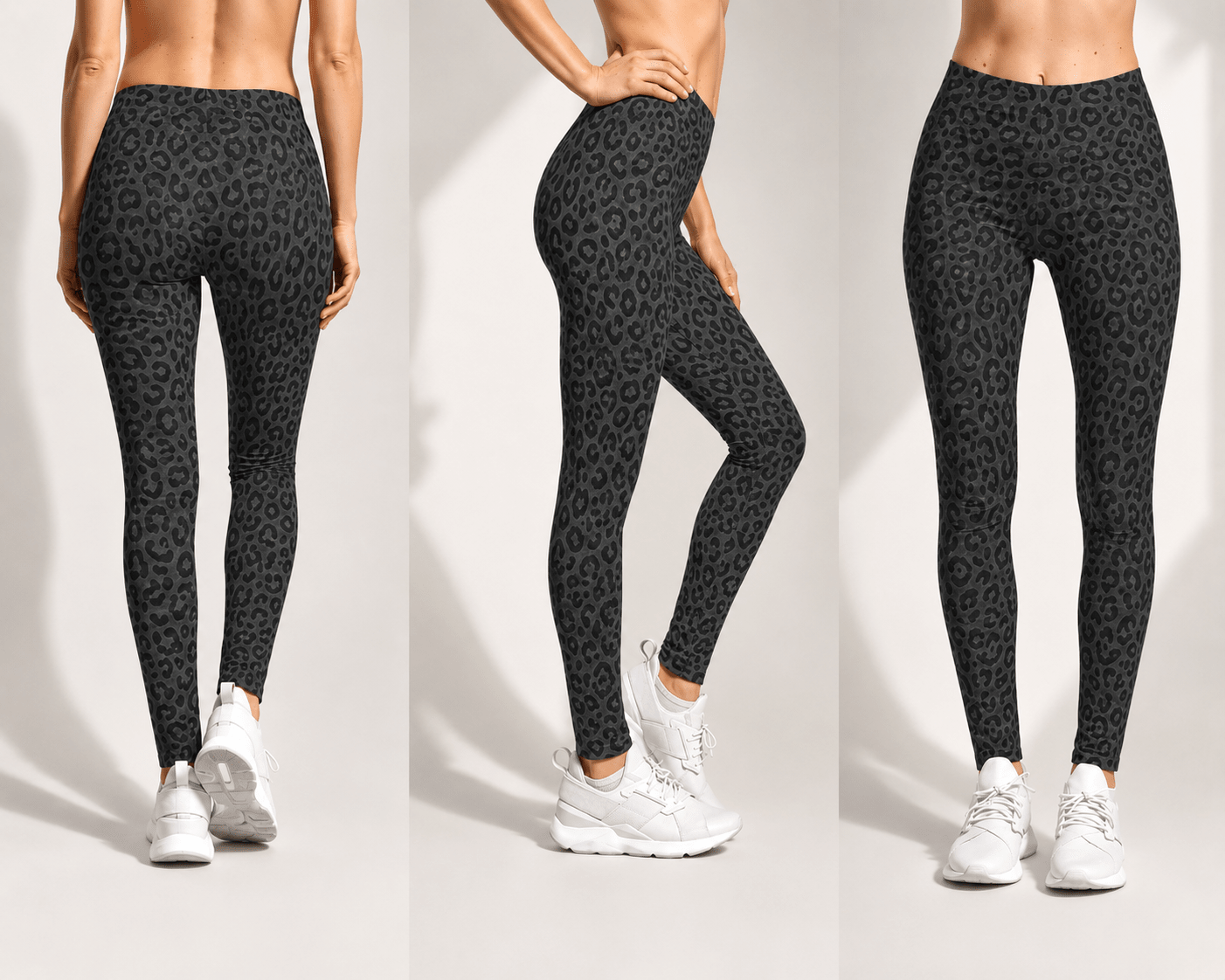 Leopard Print Leggings — Women's Casual - Raven Quest Apparel - Raven Quest Apparel