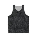 Leopard Print Tank Top — All - Over Dark Grey Animal Print - Raven Quest Apparel