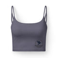 Luxe Cropped Bra Top — Raven Quest Adventure Logo - Raven Quest Apparel