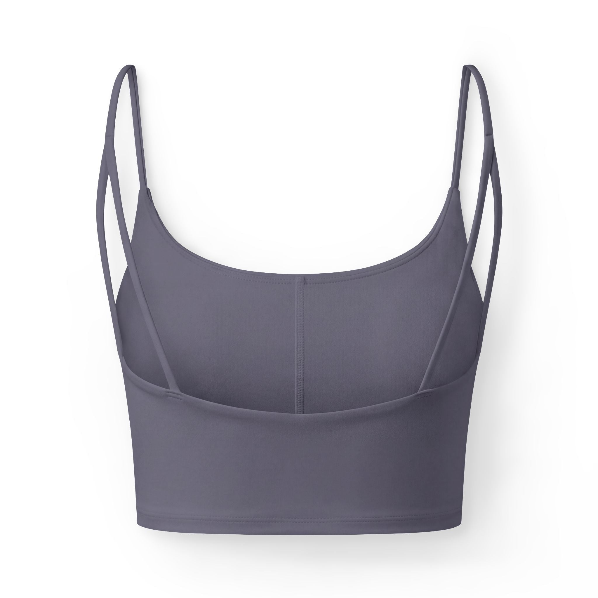 Luxe Women's Crop Bra — Minimalist Black Bralette with Tiny Logo - Raven Quest Apparel