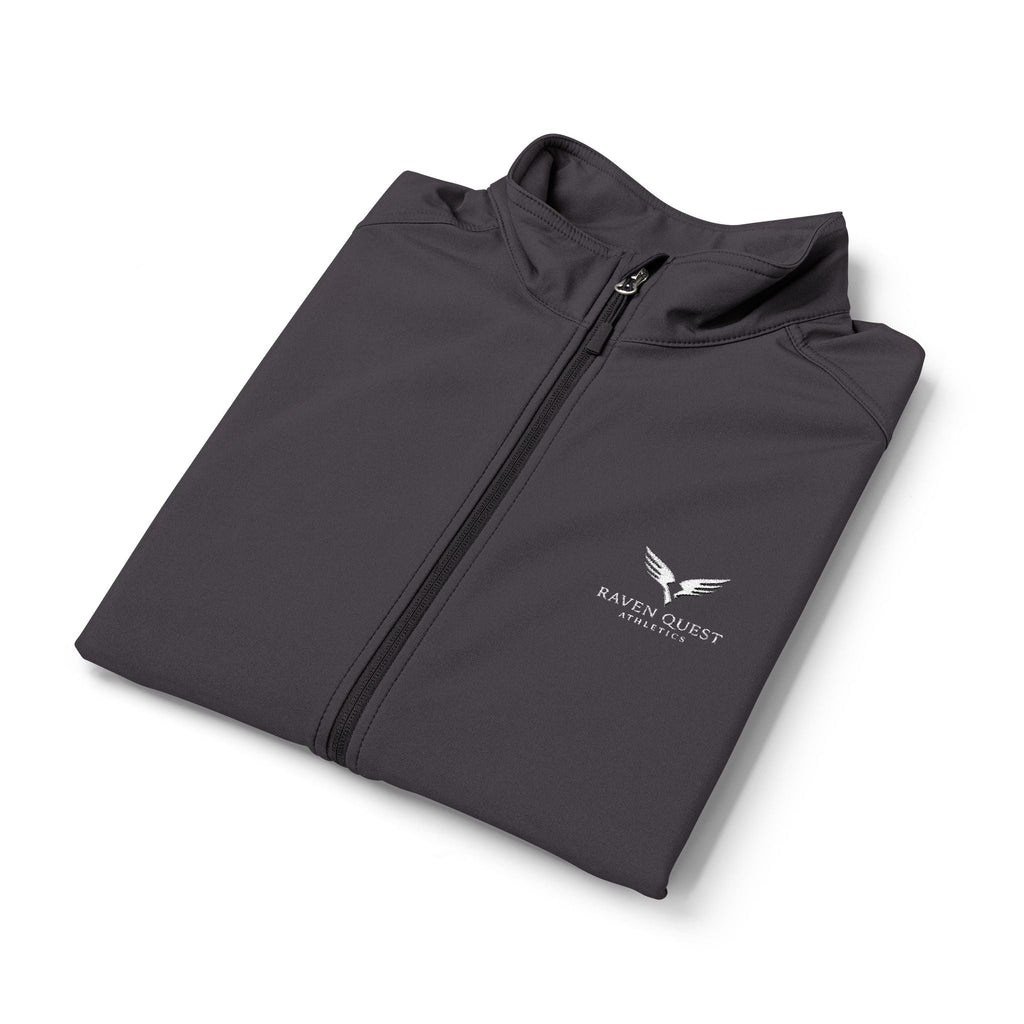 Men's Raven Quest Athletics Soft Shell Vest — Embroidered Raven Logo - Raven Quest Apparel