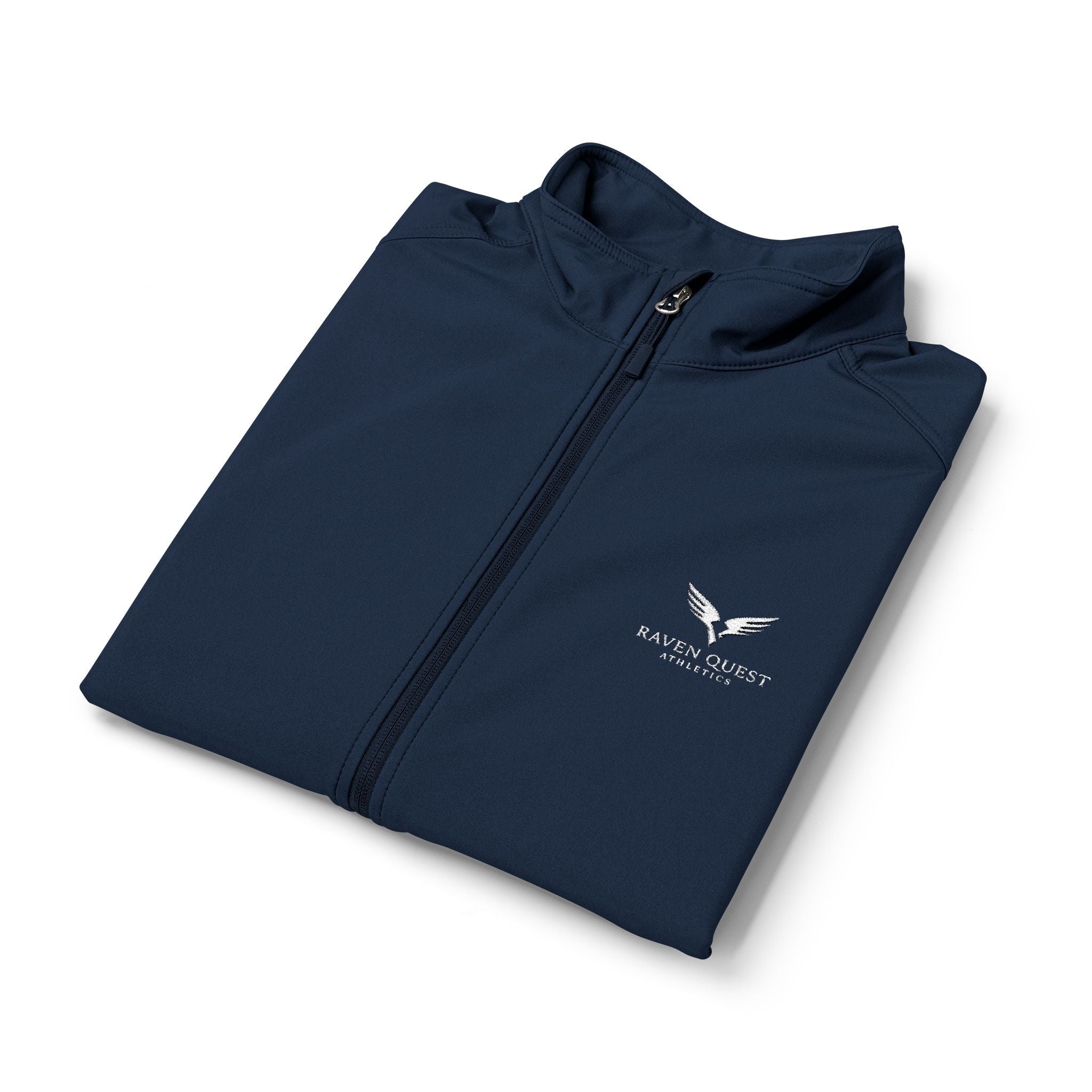 Men's Raven Quest Athletics Soft Shell Vest — Embroidered Raven Logo - Raven Quest Apparel