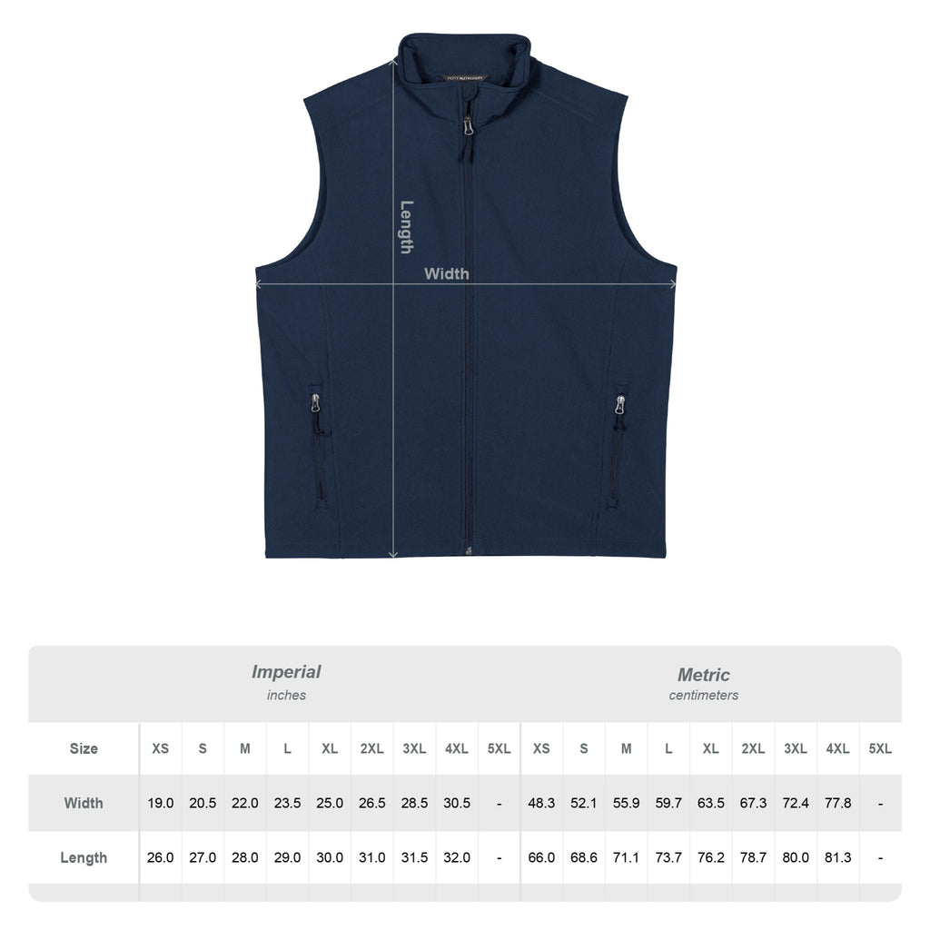 Men's Raven Quest Athletics Soft Shell Vest — Embroidered Raven Logo - Raven Quest Apparel