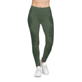 Moss Zen Mandala Leggings — Yoga & Casual Leggings - Raven Quest Apparel
