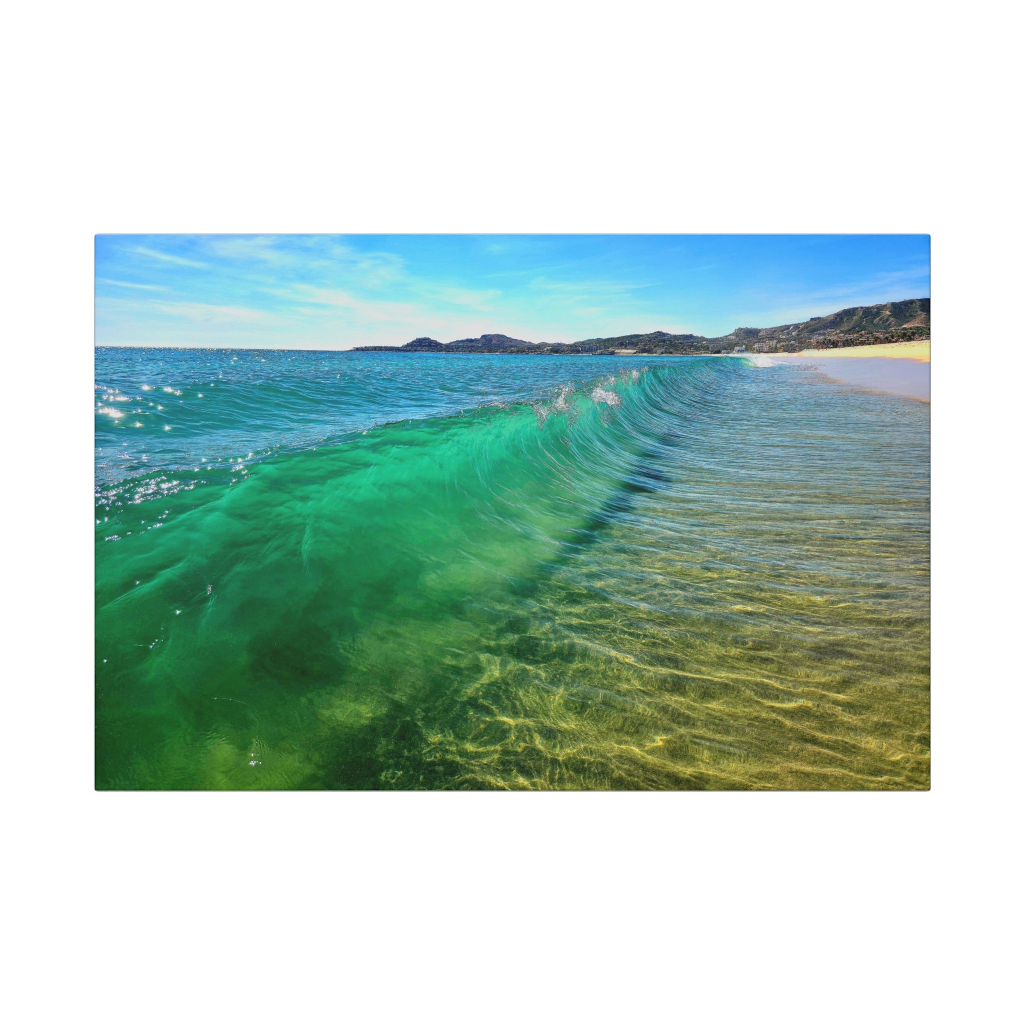 Ocean Wave Canvas Wrap - Seascape Wall Art (1.6" Gallery Edge) - Raven Quest Apparel