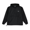 Packable Windbreaker Jacket — Navy Anorak with Small Chest Raven Quest Athletic Logo - Raven Quest Apparel