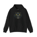 Panther Head Hoodie — Fierce Yellow - Eyed Graphic Pullover - Raven Quest Apparel