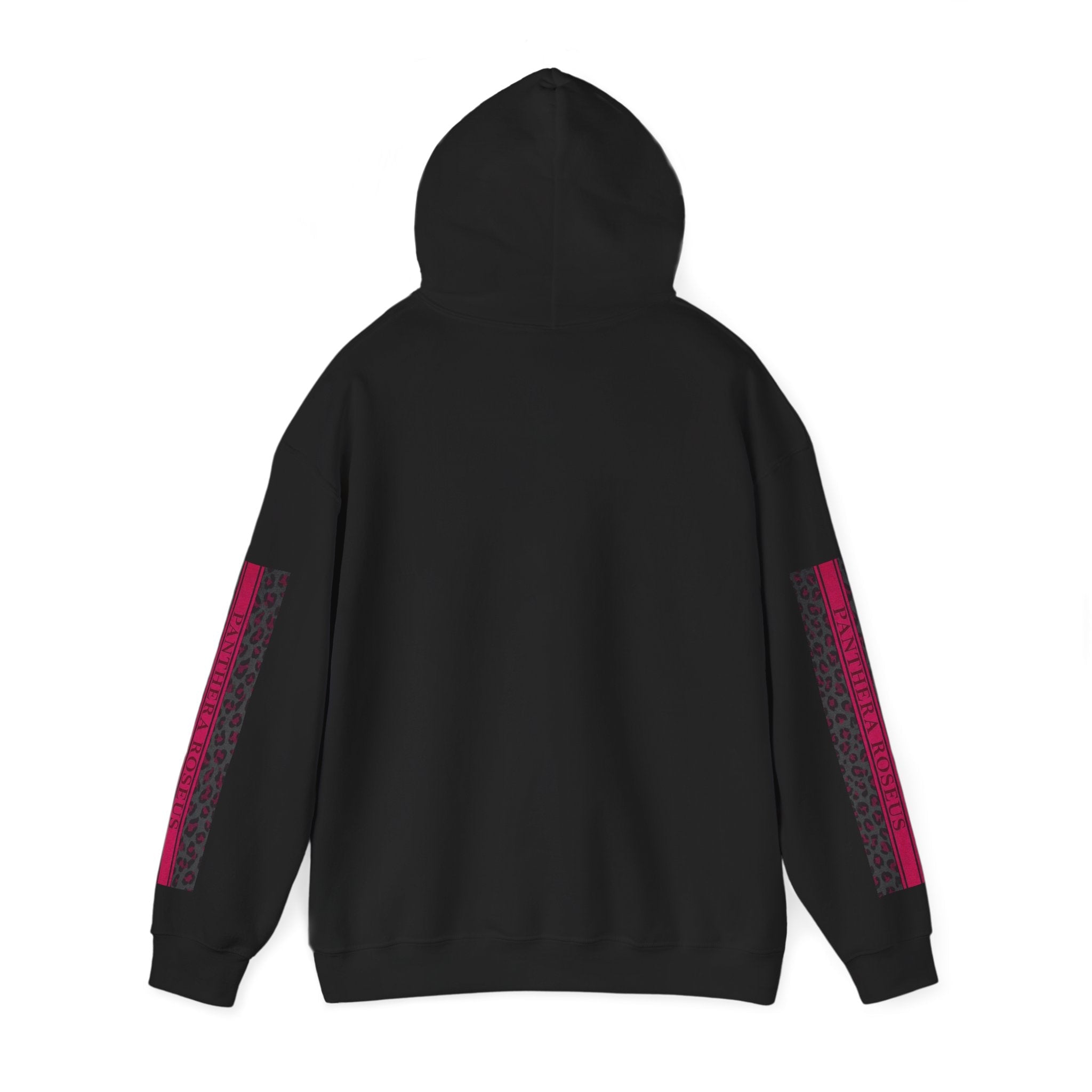 Panthera Rosa Girl Athletics Hoodie — Pink Panther Emblem Sweatshirt - Raven Quest Apparel