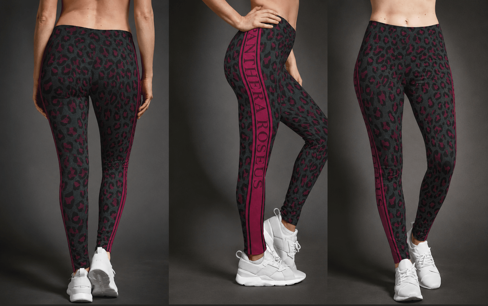 Panthera Roseus Leggings — Women's Animal Print Activewear | Raven Quest Apparel - Raven Quest Apparel