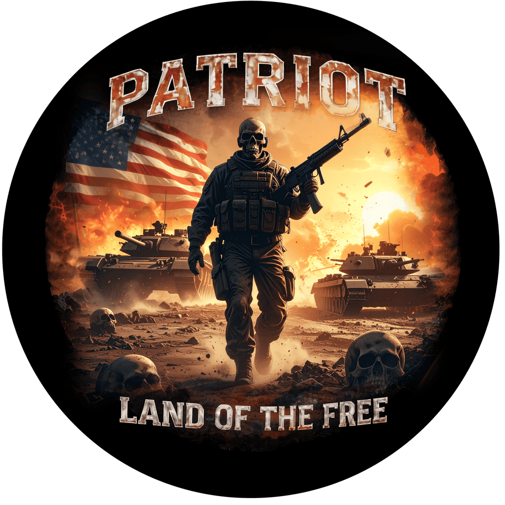 Patriot Soldier Graphic Tee — Military Veteran Tribute T-Shirt - Raven Quest Apparel