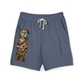 Picasso Inspired Fleece Sweat Shorts — Raven Quest Logo - Raven Quest Apparel