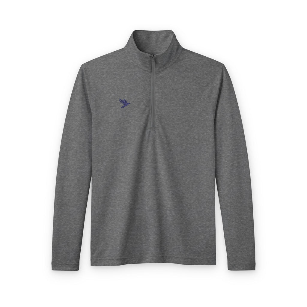 Quarter - Zip Pullover - Men's Heathered Performance Wicking Top | Raven Quest Apparel - Raven Quest Apparel