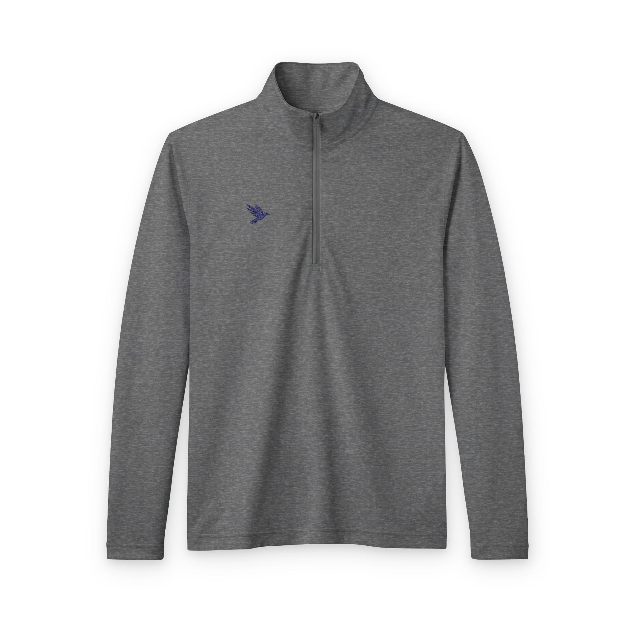Quarter - Zip Pullover - Men's Heathered Performance Wicking Top | Raven Quest Apparel - Raven Quest Apparel