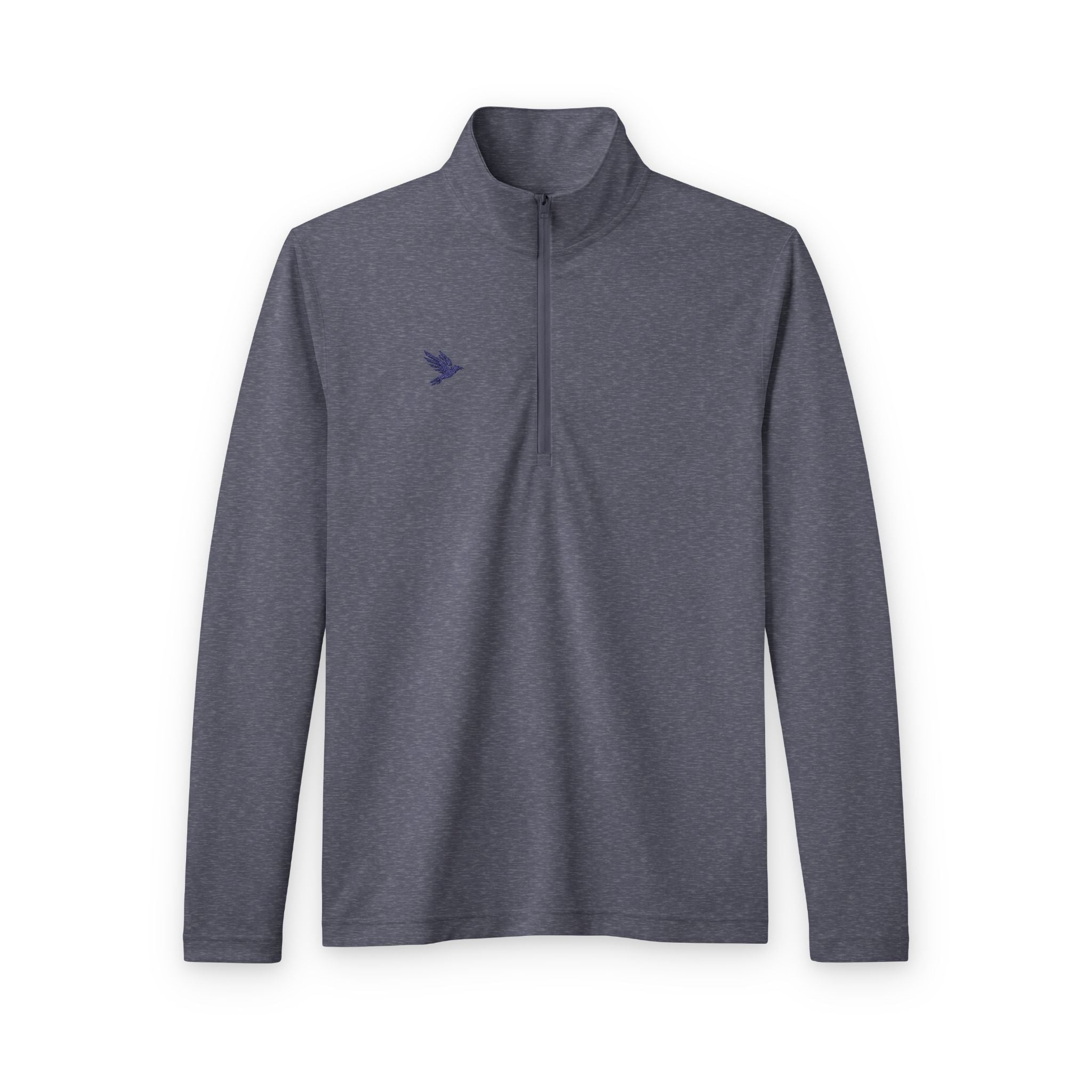Quarter - Zip Pullover - Men's Heathered Performance Wicking Top | Raven Quest Apparel - Raven Quest Apparel