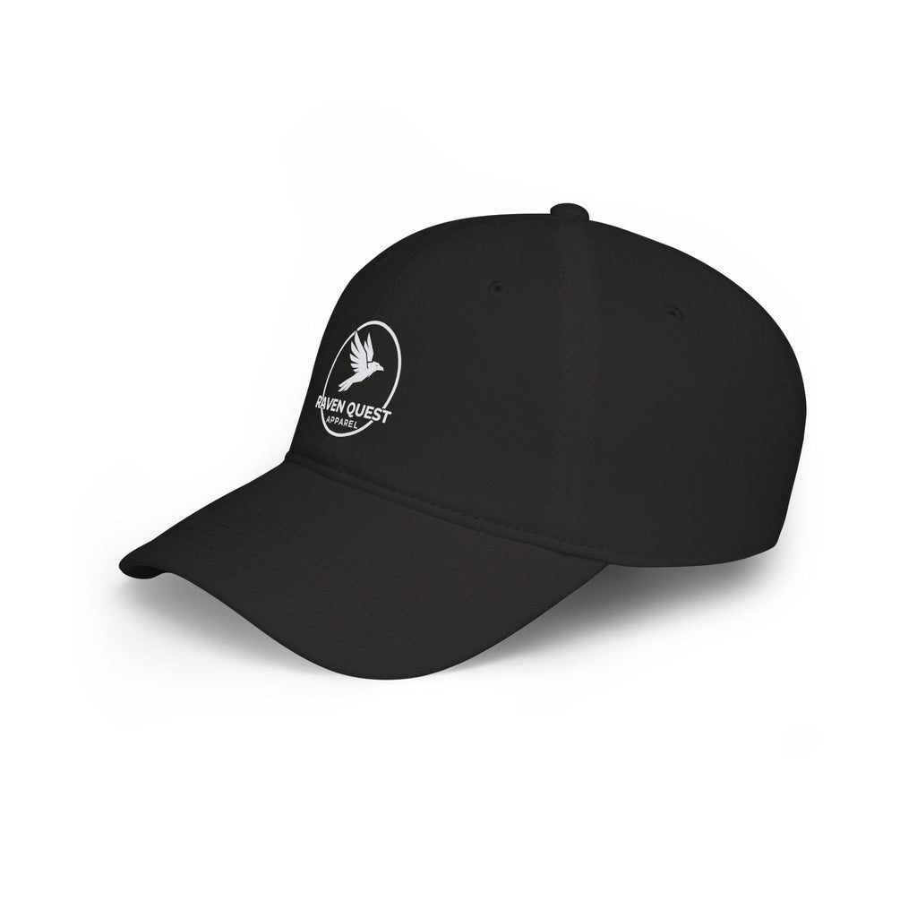 Raven Quest Low - Profile Baseball Cap — Embroidered Raven Logo Hat - Raven Quest Apparel
