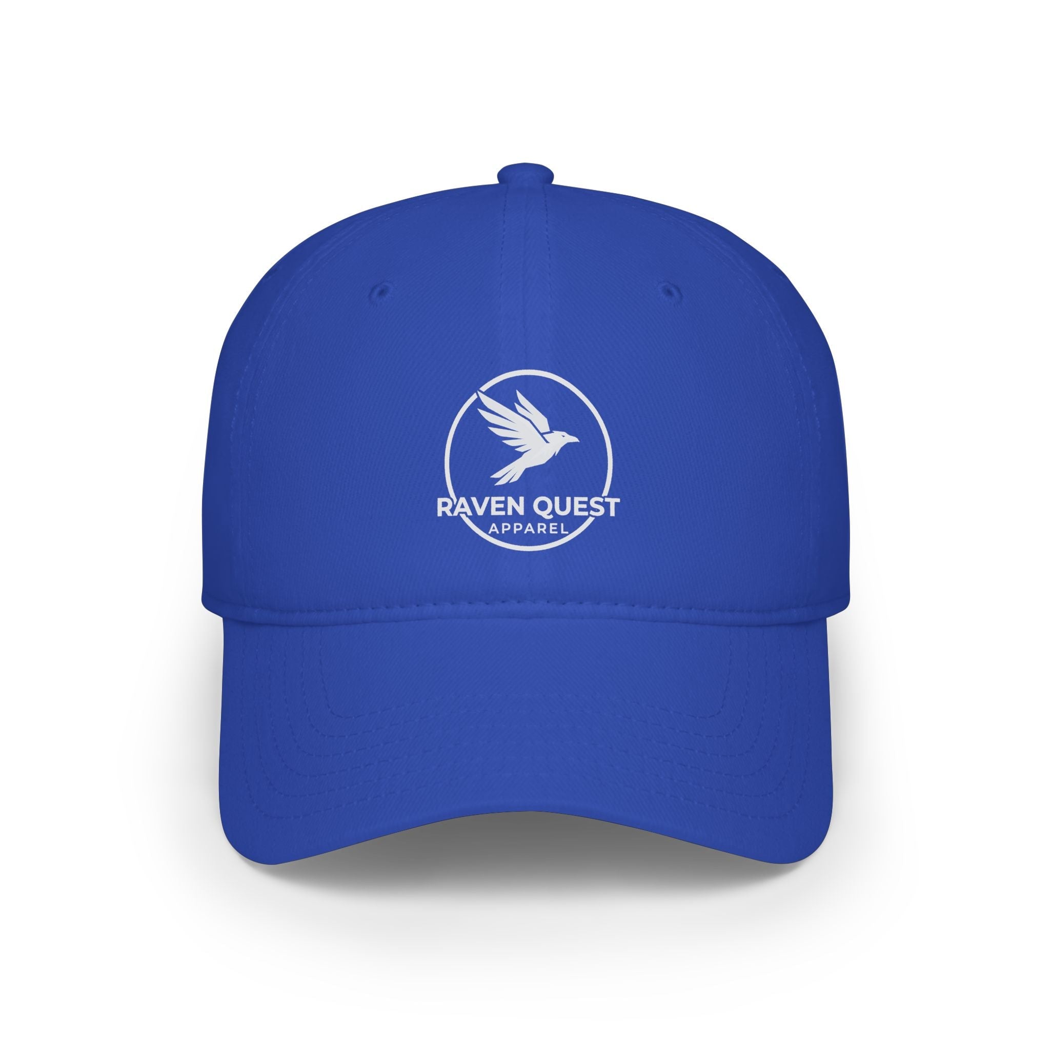 Raven Quest Low - Profile Baseball Cap — Embroidered Raven Logo Hat - Raven Quest Apparel