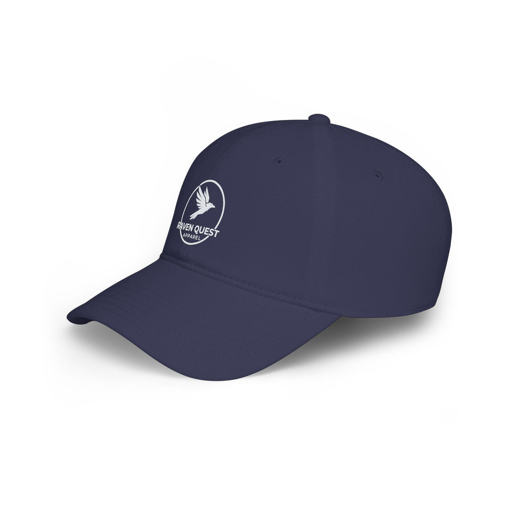Raven Quest Low - Profile Baseball Cap — Embroidered Raven Logo Hat - Raven Quest Apparel