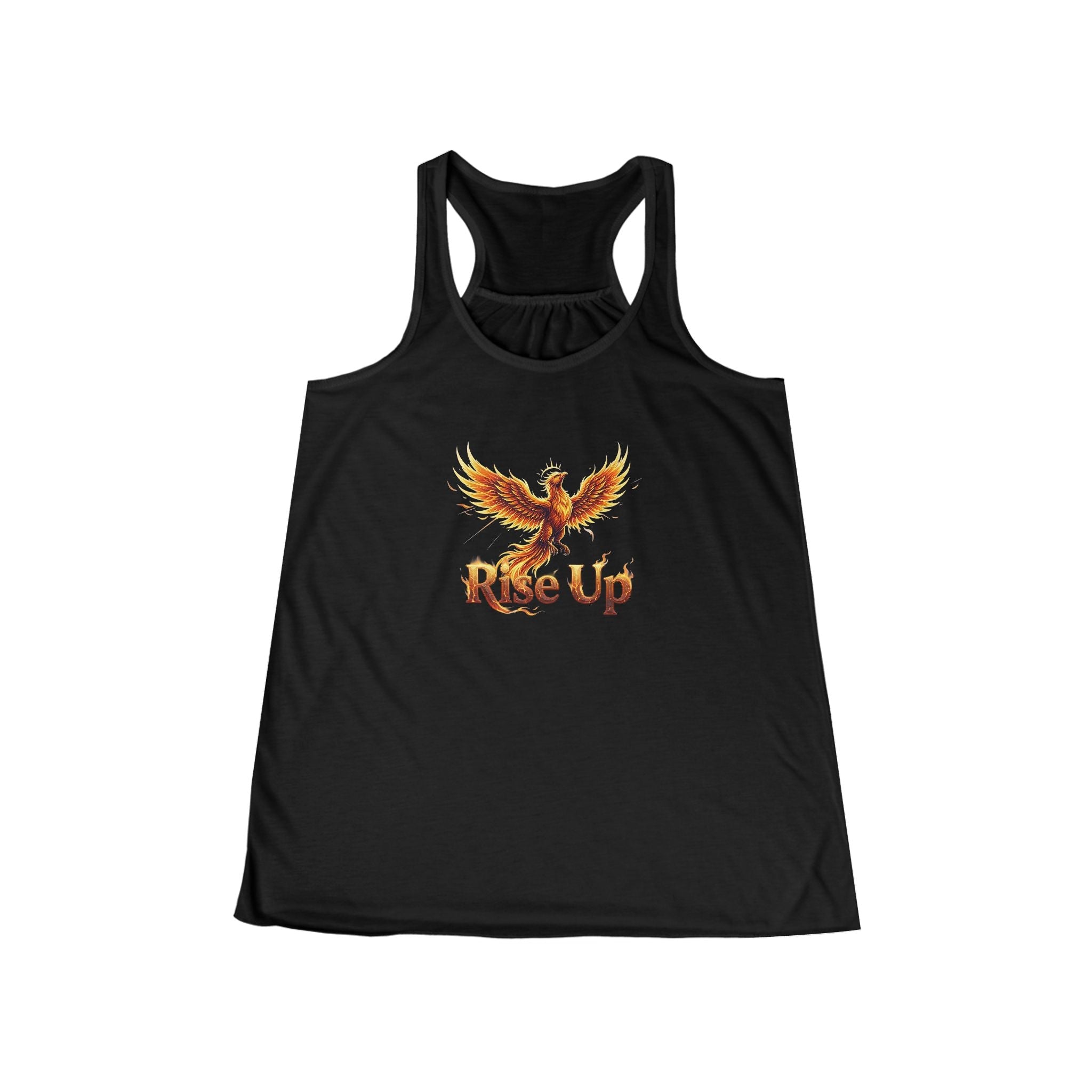 Rise Up Phoenix Tank Top — Women's Flowy Racerback Tank - Raven Quest Apparel
