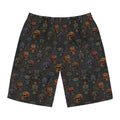 Skull Pattern Men’s Board Shorts — Dark Horror AOP Beachwear - Raven Quest Apparel