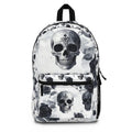 Skull & Roses Backpack — Gothic Skull Pattern Daypack - Raven Quest Apparel