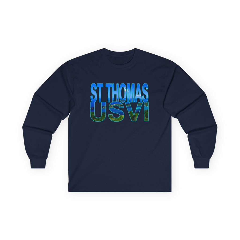 St Thomas Long Sleeve Tee — Megan's Bay Photo Print - Raven Quest - Raven Quest Apparel