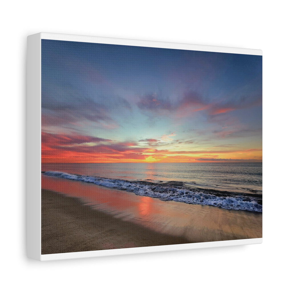 Sunset Beach Matte Canvas Print — Stretched Wall Art - Raven Quest Apparel