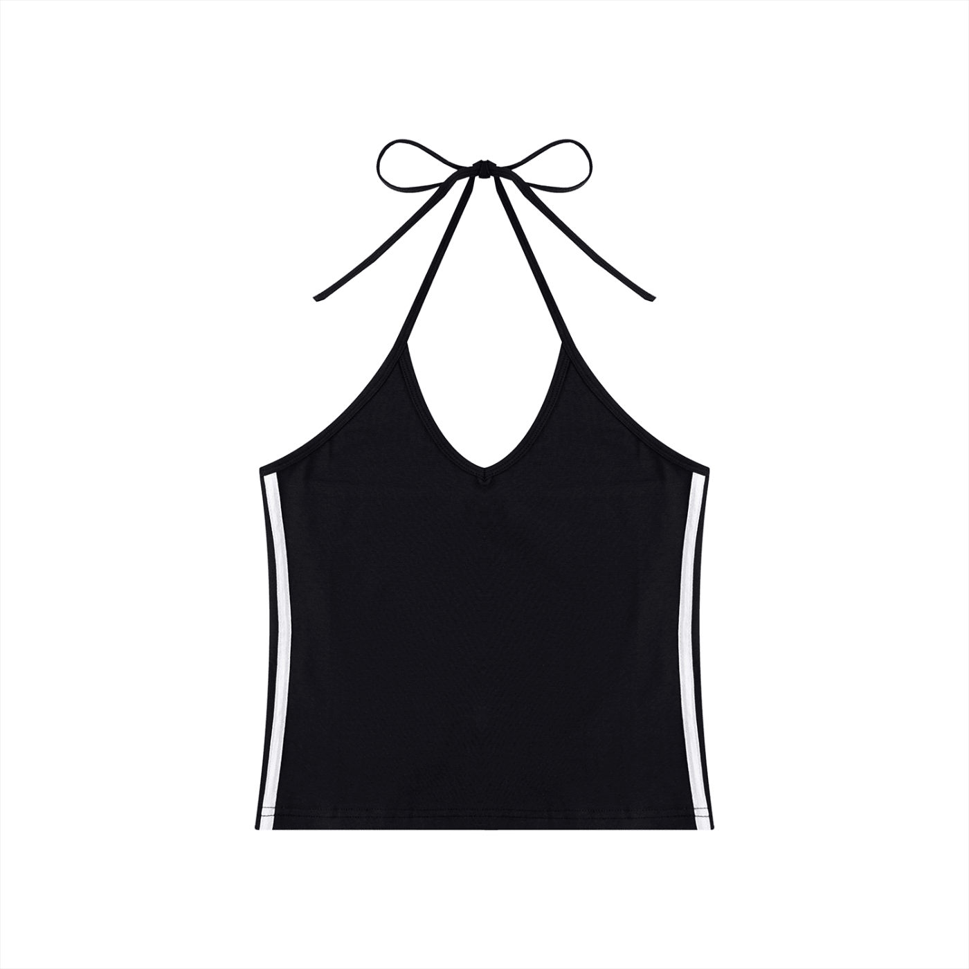 Women's Color Block Halter Crop Tank Top | Raven Quest Apparel - Raven Quest Apparel