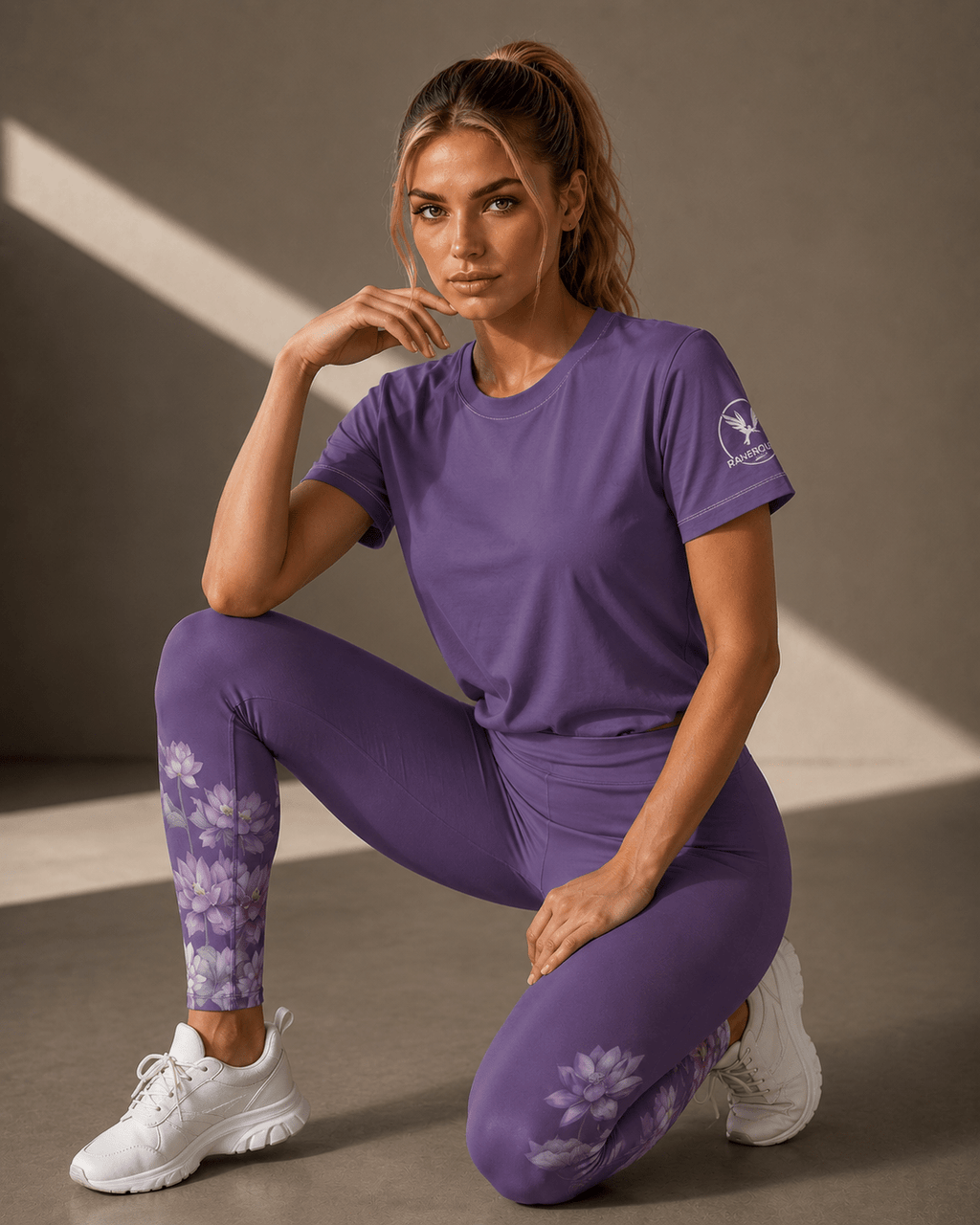 Women's Cut & Sew Tee — Slim Fit Graphic Tee (Custom All - Over Print) - Raven Quest Apparel