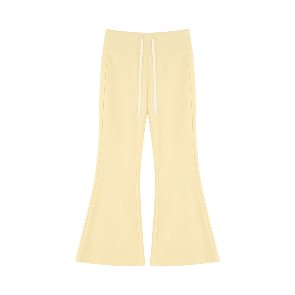 Women's Drawstring Flared Leg Pants - Raven Quest Apparel