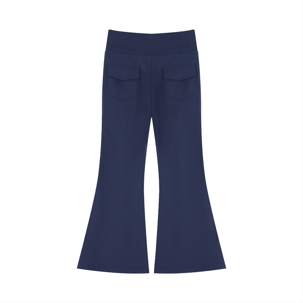 Women's Drawstring Flared Leg Pants - Raven Quest Apparel