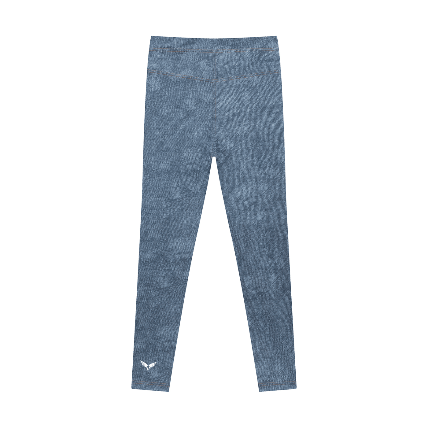 Women's Faux Denim Zip-Fly Leggings - Raven Quest Apparel