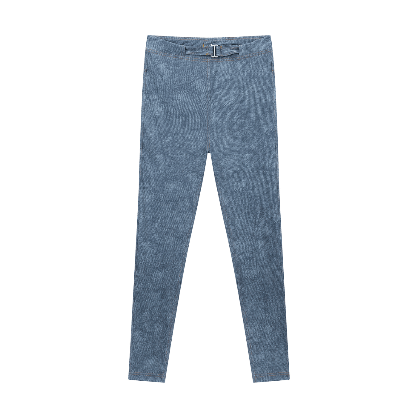 Women's Faux Denim Zip-Fly Leggings - Raven Quest Apparel
