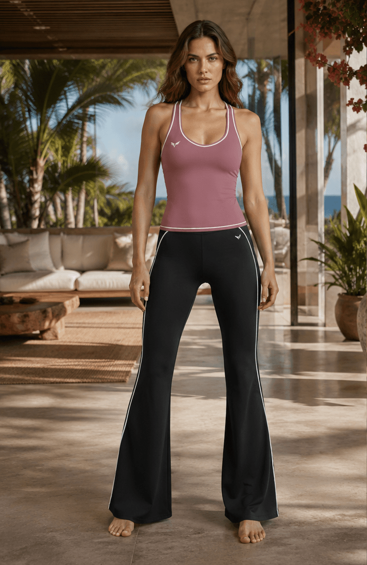 Women’s High Rise Flared Yoga Pants - Raven Quest Apparel