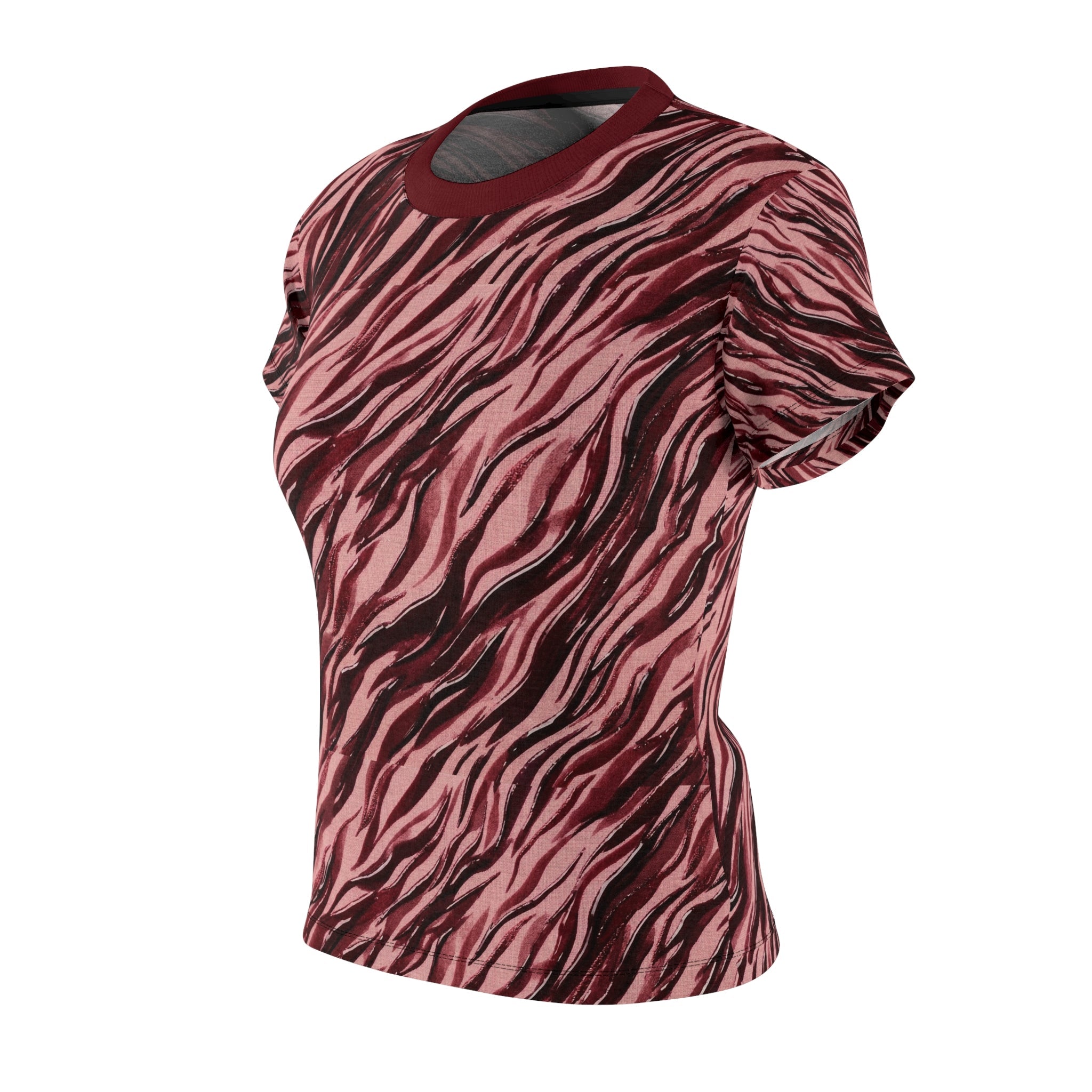 Women's Pink Tiger Tee - Raven Quest Apparel