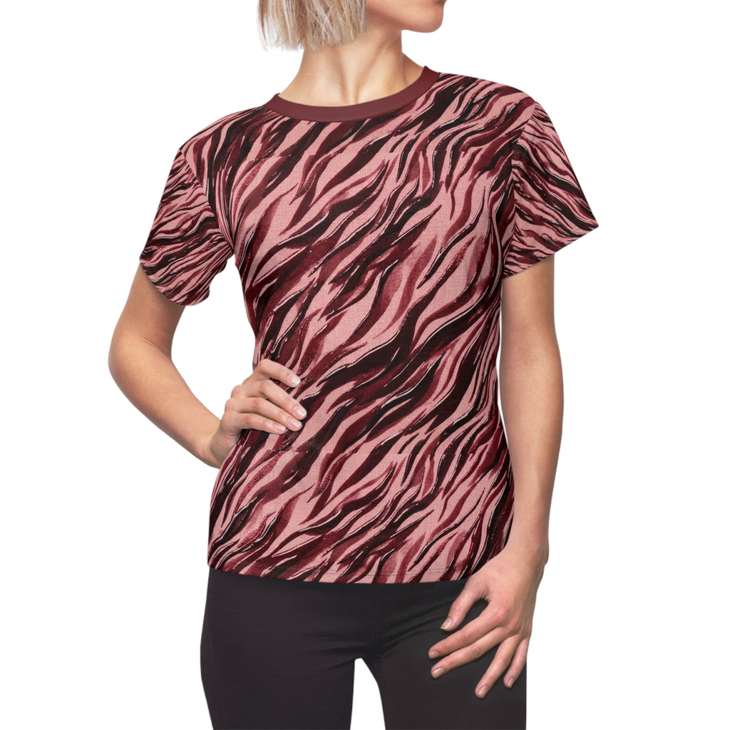 Women's Pink Tiger Tee - Raven Quest Apparel