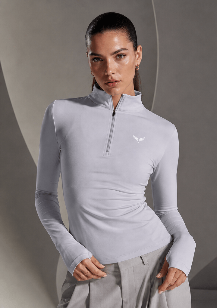 Women's Quarter-Zip Yoga Pullover | Raven Quest Athletics - Raven Quest Apparel
